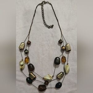 Elegant Multi-Color Beaded Necklace